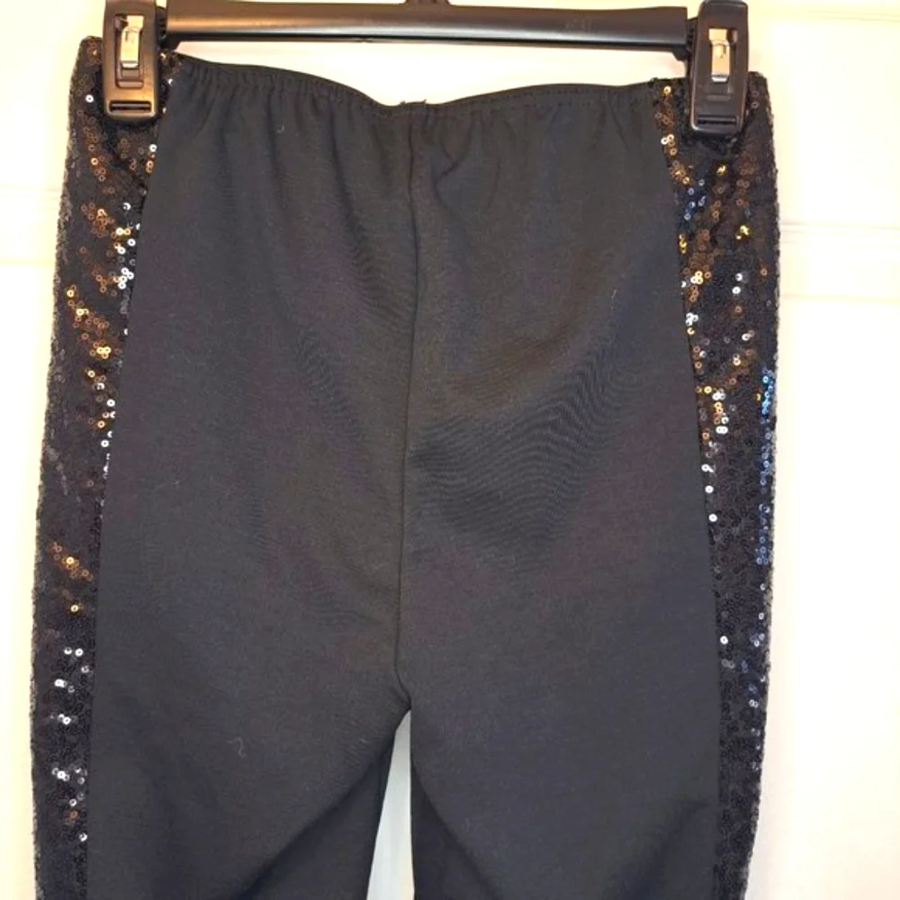 VENUS Black Sequin Leggings Size XS
